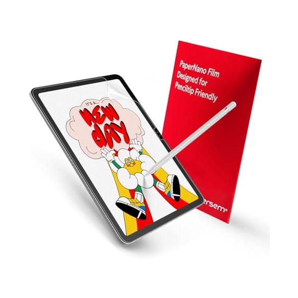 bersem 2-Pack Paperfeel Screen Protector for iPad A16 11th/10th Generation (11/10.9 Inch, 2025/2022) & iPad Air 11 Inch M3 2025/M2 2024, Matte PET Film, Anti-Glare, Case Friendly, EZ Kit