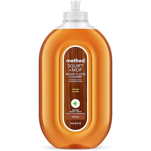 Method Squirt + Mop Hardwood Floor Cleaner, Almond, 25 Ounce, 1 pack, Packaging May Vary