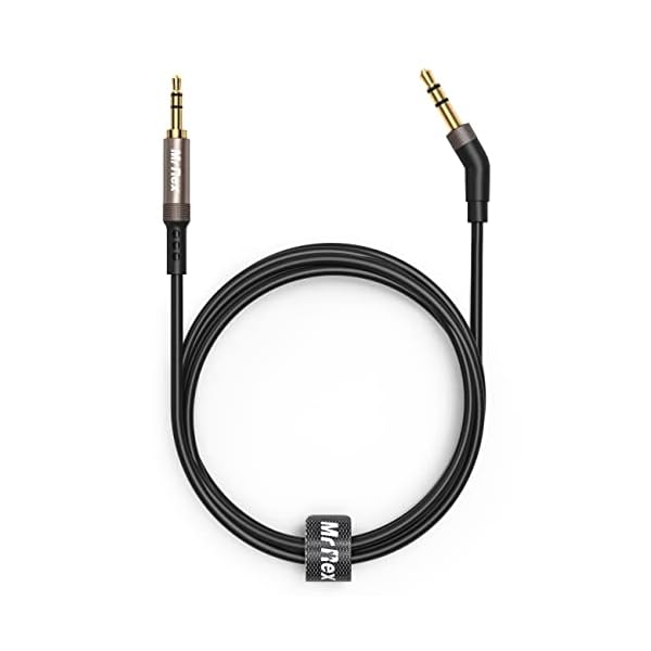 Mr Rex 3.5mm to 2.5mm Audio Cable Cord for Bose 700 QuietComfort Ultra QC45 QC35II QC35 QC25 Noise Cancelling Headphones, JBL E45BT E55BT E65BTNC Headsets Aux Replacement Wire (1-Pack, 6.5FT)