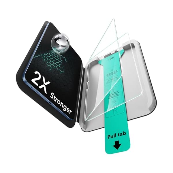 ESR 2 Pack Screen Protector for iPad A16 11th/10th Generation (11 Inch/10.9, 2025/2022), 9H Tempered Glass Film with UltraFit Tray, Apple Pencil Support, Scratch Resistant, HD Clarity, Bubble Free