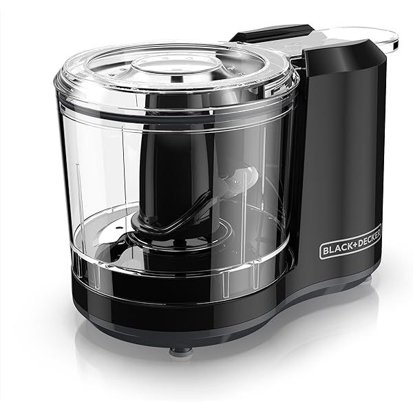BLACK+DECKER 1.5-Cup Electric Food Chopper, One Touch Pulse, 150W Motor, Mini Food Processor, Stay-Sharp Blade, Dishwasher Safe