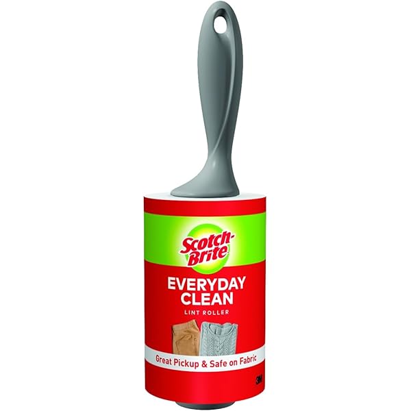 Scotch-Brite Everyday Clean Lint Roller, 95 Sheets, Multi-Purpose Pet Hair, Fuzz, and Lint Remover for Clothes, Furniture, Vehicle Upholstery, and More