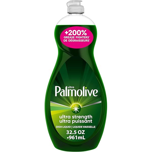 Palmolive Ultra Strength Liquid Dish Soap, Original Green, 32.5 Fluid Ounce