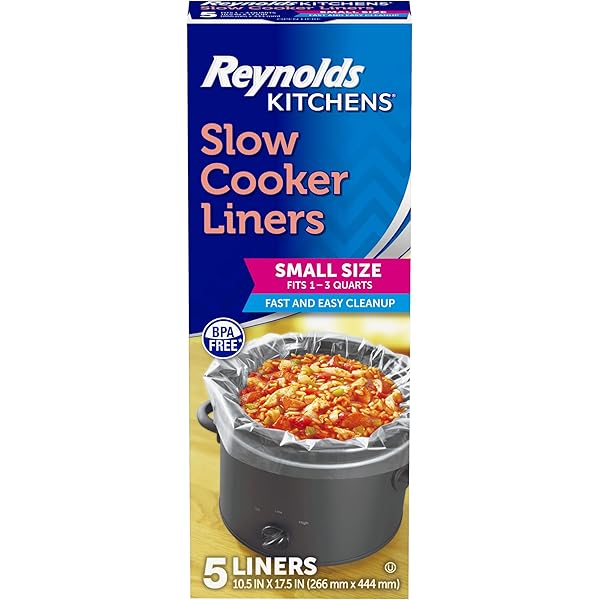 Reynolds Kitchens Slow Cooker Liners, Small (1-3 quart), 5 Count