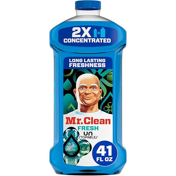 Mr. Clean 2X Concentrated Multi Surface Cleaner with Unstopables Fresh Scent 41 fl oz
