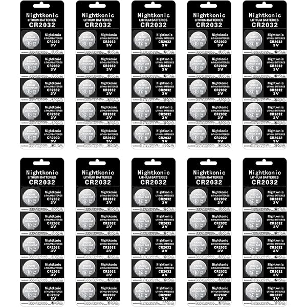 50 pcs Pack - CR2032 Battery 3v Lithium Button Cell Coin 2032 Battery