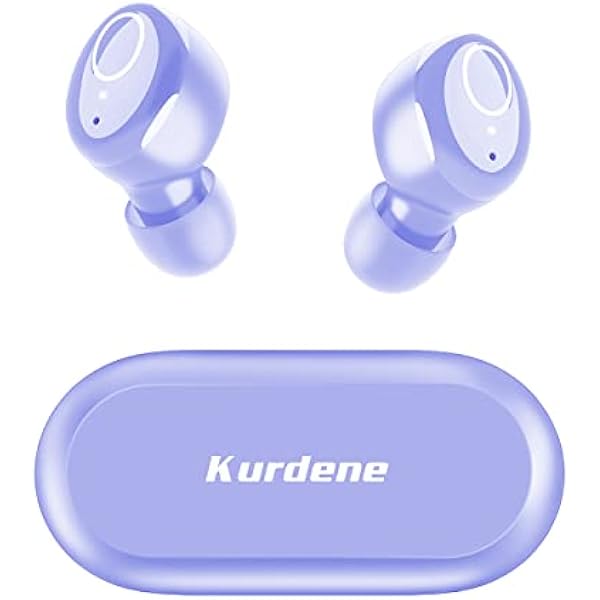 kurdene Bluetooth Earbuds, S8 pro Wireless Earbuds 48H Playtime Call Noise Cancelling IPX8 Waterproof Ear Buds Deep Bass Earphones with Microphone in-Ear Stereo Headphones for Work,Sport,Running