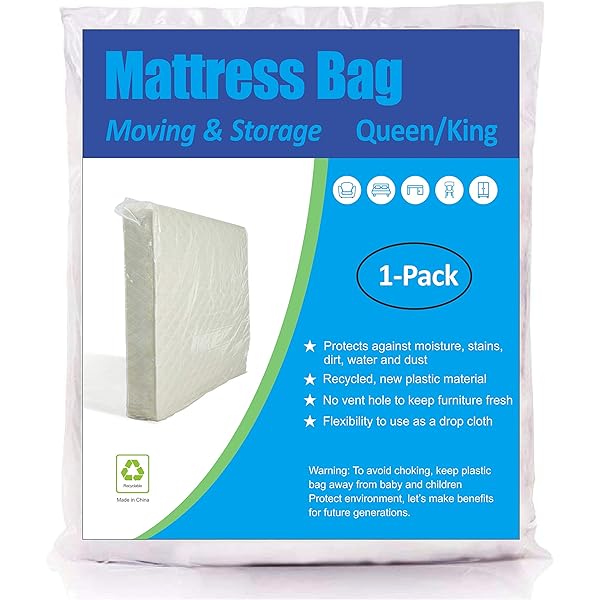 ComfortHome Mattress Bag for Moving and Storage, Queen and King Size, 1 Pack