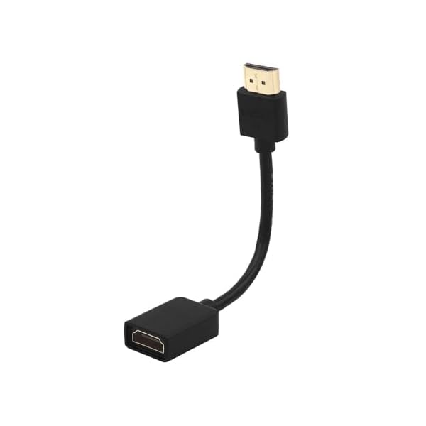 VCE HDMI Extension Cable Male to Female Adapter Short HDMI Extender Support 4K 3D Compatible with Google Chrome Cast, Roku Stick, HDTV, Laptop and PC
