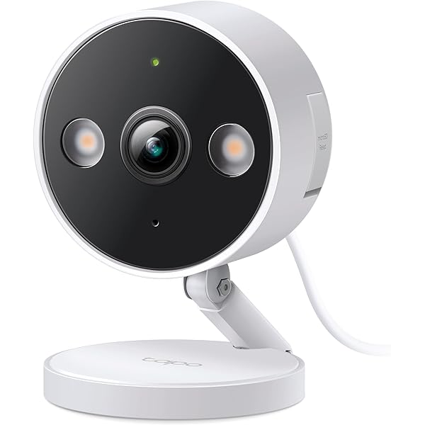 Tapo by TP-Link 2K QHD Security Camera Indoor/Outdoor, 2024 PCMag Editor's Choice, Color Night Vision, Free Person/Pet/Vehicle Detection, Baby Monitor, Local/Cloud Storage, IP66, Dual-Spotlight(C120)