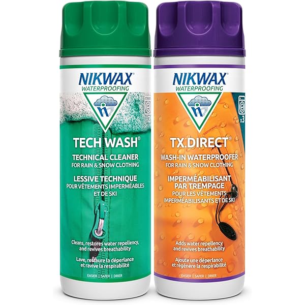 Nikwax Hardshell Cleaning & Waterproofing Duo-Pack