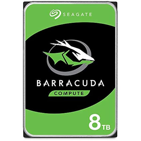 Seagate BarraCuda 8 TB Internal Hard Drive HDD – 3.5 Inch SATA 6 Gb/s, 5,400 RPM, 256 MB Cache for Computer Desktop PC (ST8000DMZ04/004)