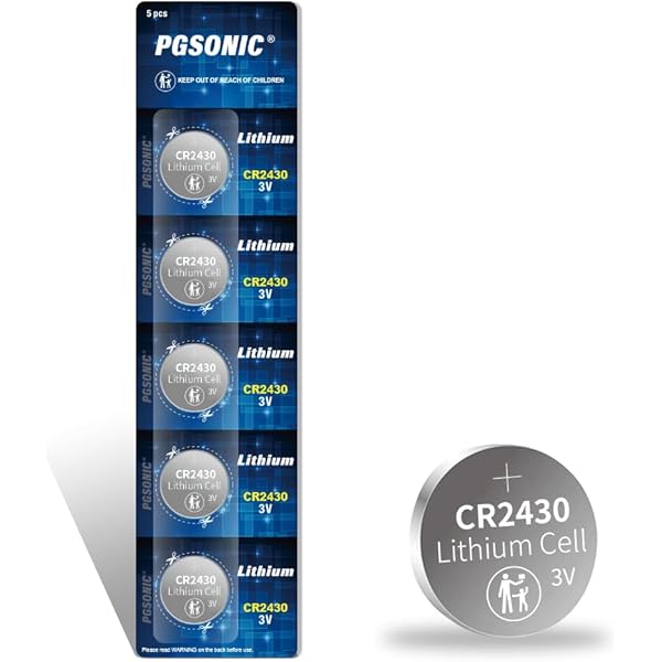 PGSONIC CR2430 3V Lithium Battery (5pcs)