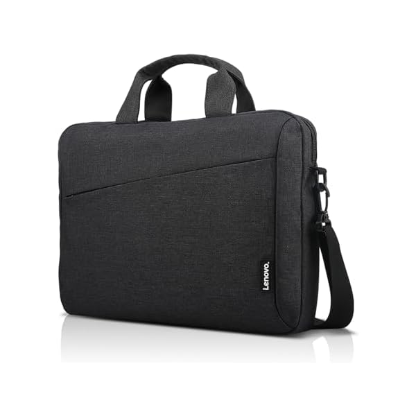 Lenovo Laptop Bag T210, Messenger Shoulder Bag for Laptop or Tablet, Sleek, Durable & Water-Repellent Fabric