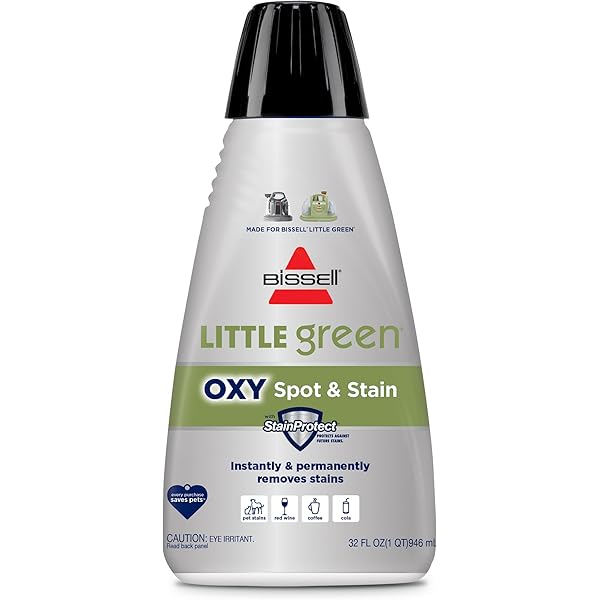 Bissell Little Green Spot & Stain Formula for Portable Carpet Cleaners, 2038G