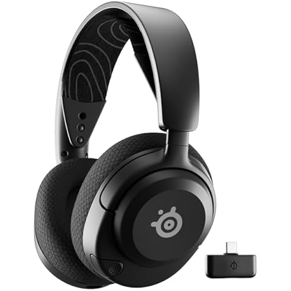 SteelSeries Arctis Nova 5 Wireless Multi-System Gaming Headset — Neodymium Magnetic Drivers — 100+ Audio Presets — 60 HR Battery — 2.4GHz or BT — ClearCast Gen2.X Mic — PC, PS5, PS4, Switch, Mobile