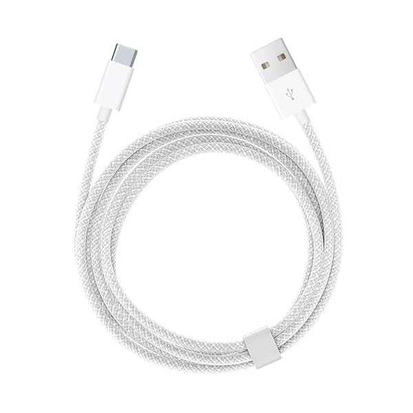 iPhone 15/16/16E/17 USB A to USB C Woven Cable for iPhone 17Air, 15 16 Pro Max, 15/16 Plus, iPad 10th Gen,iPad Pro 12.9/11,iPad Air 5th/4th Gen,Mini 6th Type-c Charger Cord,Car CarPlay Charging Cable