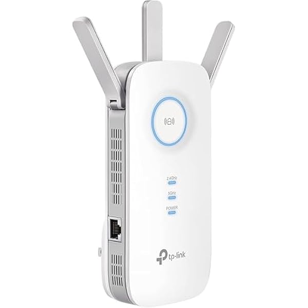 TP-Link AC1900 WiFi Range Extender RE550 | Dual-Band Wireless Repeater Amplifier w/Gigabit Ethernet Port | Up to 2200 Sq. Ft., 32 Devices | Internet Signal Booster | APP Setup | EasyMesh Compatible
