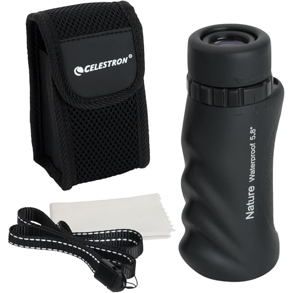 Celestron – Nature 10x25 Monocular – Ideal for Hiking and Wildlife Viewing – Multi-Coated Optics – 25mm Objective Lens – BaK-4 Prism –Twist-Up Eyecup – Waterproof & Fogproof