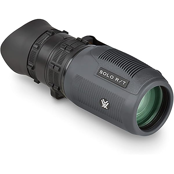 Vortex Optics Solo R/T 8x36 Monocular - MRAD Based Ranging Reticle, Utility Clip, Adjustable Eyecup, Rubber Armor, Non-Slip Grip, Fogproof, Waterproof - Unlimited, Unconditional Warranty