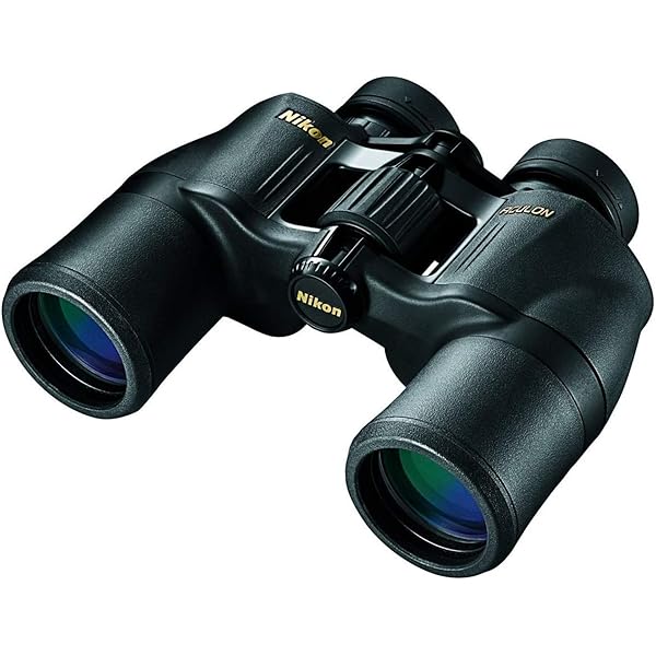 Nikon ACULON A211 10x42 Binocular | Multilayer coating, Porro prism Binocular with turn and slide eyecups, Tripod Adaptable | Official Nikon USA Model