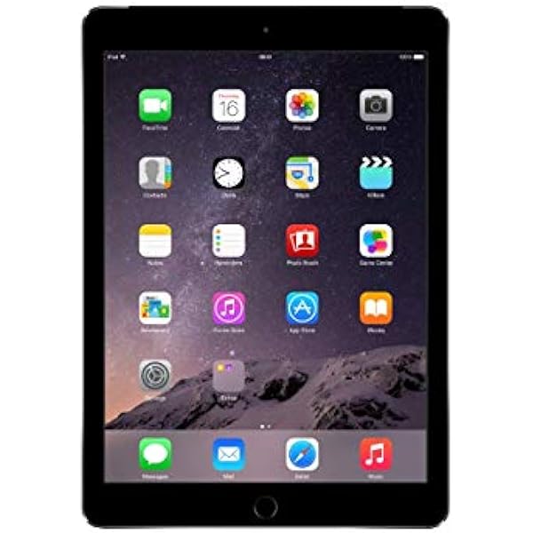 Apple iPad Air 2, 16 GB, Space Gray (Renewed)