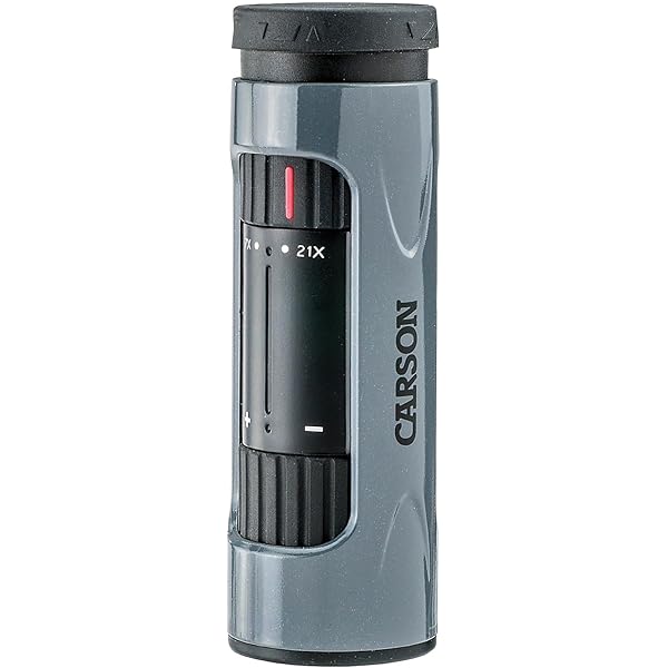 Carson MonoZoom 7-21x21mm Zoom Monocular (ZM-721),Gray, XX-Large