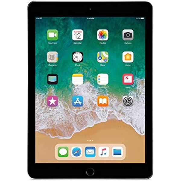Apple iPad 9.7' with WiFi, 32GB, Space Gray - MP2F2LL/A (Renewed)