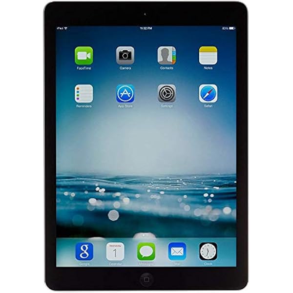 Apple iPad 9.7inch with WiFi 32GB- Space Gray (2017 Model) (Renewed)