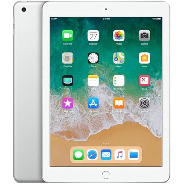 Apple 9.7in iPad (Early 2018, 32GB, Wi-Fi Only, Silver) MR7G2LL/A (Renewed)