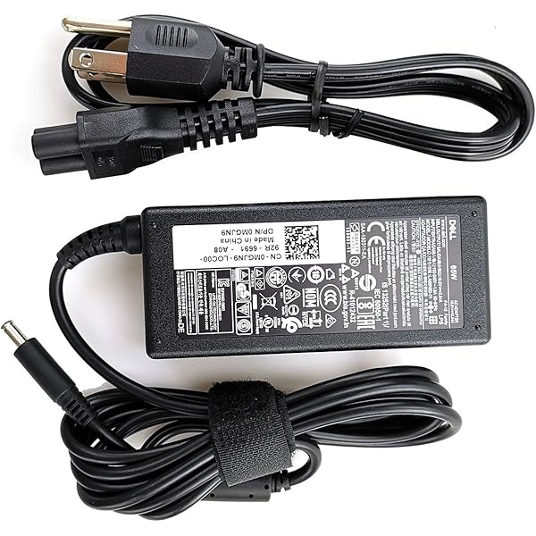 New Dell Original Laptop Charger 65W watt 4.5mm tip AC Power Adapter(Power Supply) with Power Cord for Inspiron 13 14 15,3000 5000 7000 Series,5558 5755 3147 7348-2in1 5555 5559,0G6j41 0MGJN