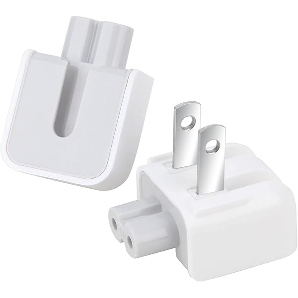 Mac Wall Adapter Plug Duckhead US Charger Cord Standard Duck Head for MacBook, iBook, iPhone, iPod Power Adapter Brick (2 PCs)