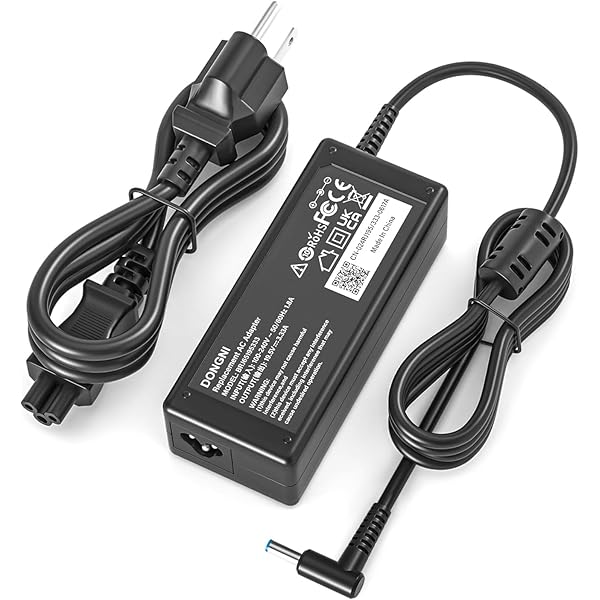 65W 19.5V 3.33A AC Adapter Charger Compatible with HP Pavilion x360 11 13 15 17, Envy X360 13 15, Zbook 14u G4 G5 15 G3, 15-f111dx 15-f211wm 15-f233wm 15-f278nr 15-r052nr Laptop Power Cord Blue Tip