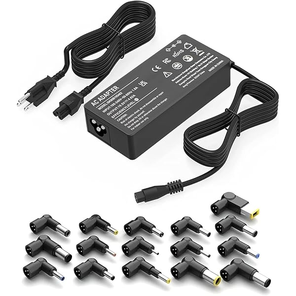 90W Universal AC Adapter Laptop Charger Compatible with Dell HP Acer Asus Lenovo IBM Sony Fujitsu Gateway Notebook Ultrabook Chromebook Power Supply Cord with 16 Tips