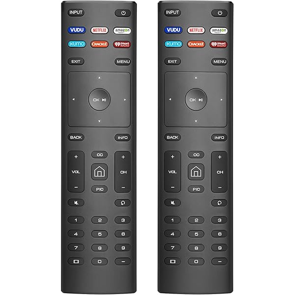 (Pack of 2) Universal Replacement for Vizio Smart TV Remote, XRT136 Compatible with All Vizio Smart TVs(D-Series E-Series M-Series P-Series V-Series)…