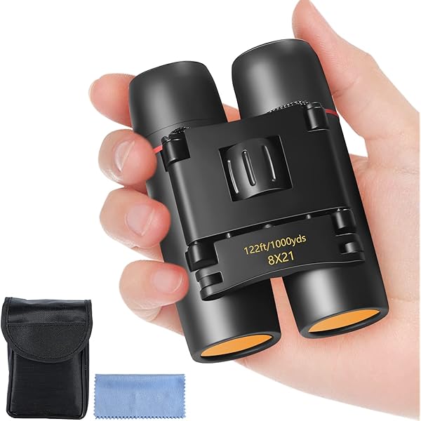 Compact Binoculars, Lightweight Foldable Small Binoculars for Adults and Kids, Portable Waterproof for Bird Watching, Traveling, Theater, Opera, Concert, Hiking, Sightseeing