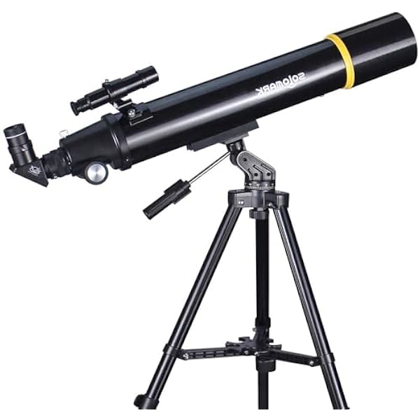 Telescope for Adults High Powered, 80mm Aperture 900mm Professional Refractor Telescope for Adults & Beginners, Compact and Portable Travel Telescopio with Carrying Bag and Designed Phone Adapter