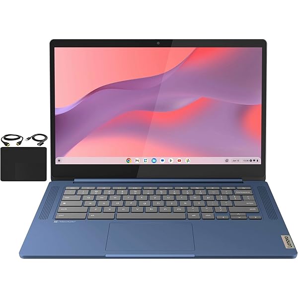 Lenovo Flagship Chromebook, 14'' FHD Touchscreen Slim Thin Light Laptop Computer, 8-Core MediaTek Kompanio 520 Processor, 4GB RAM, 64GB eMMC, WiFi 6,Chrome OS, Abyss Blue