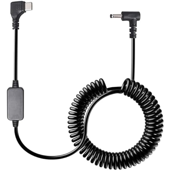 USB-C to DC3.5 Plug Radar Detector Power Cable,Type C 5V-12V Power Cord Compatible with Cobra RAD 480i, 350, 380, Uniden DFR1, DFR3, DFR5, Whistler, & Radenso Radar Detectors (8.2FT Length)