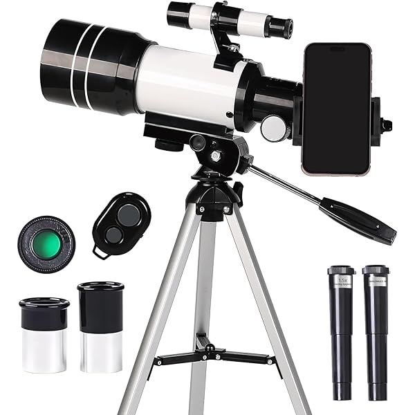 Telescope for Kids Beginners, Telescope for Kids 8-12, High Power 70mm Aperture 300mm Focal Length Astronomical Scope