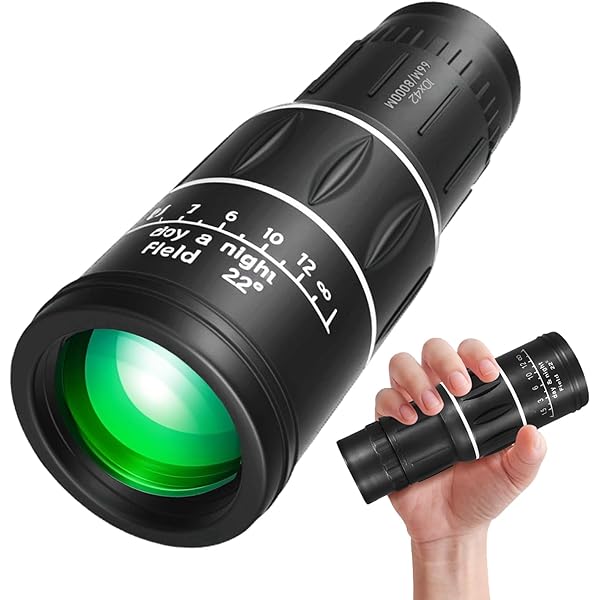 10X42 Mini Lightweight Monocular Telescope, Birthday Gifts for Men Dad Him Husband Teen Boys, BAK4 & FMC Prism Scope for Birdwatching Outdoors Hiking, Cool Gadgets