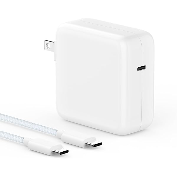Charger for MacBook Pro 16 14 inch MacBook Air 15 13 inch 2025 2024 2023 2022 2021 2020 2019 M4 M3 M2 M1, Super Compact 100W USB C Laptop Power Adapter, 6.6FT USB-C Braided Cable, Original Quality