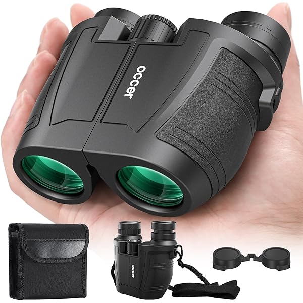 Occer 12x32 Compact Binoculars for Adults High Powered, Large Eyepiece Binocular for Kids - Easy Focus Binoculars for Bird Watching,Cruise Ship, Hunting,Travel,Sightseeing