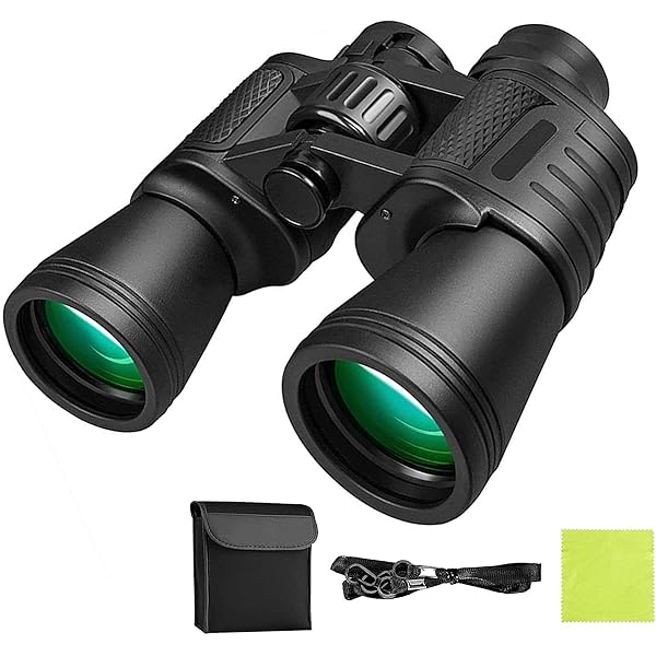 20x50 Binoculars for Adults,Compact Binocular High Power Easy Focus with Low Light Vision,Waterproof Binoculars for Bird Watching,Performances,Hunting,Sports Games,Travel with Carrying Bag