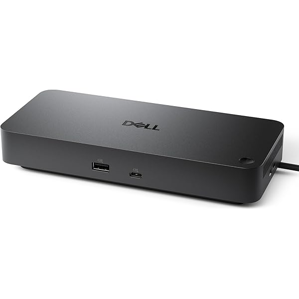 Dell Pro Dock WD25 - USB Type-C with DP Alt Mode Connector, DisplayPort/HDMI/USB 3.2 Gen2 Connectivity, Up to 100-Watt Power delivery - Black