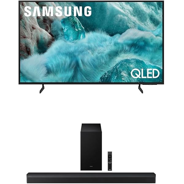 Samsung 65-Inch Class QLED Q7F Series Samsung Vision AI Smart TV (2025 Model, 65Q7F) Quantum HDR, Object Tracking Sound Lite B-Series Soundbar HW-B750F 5.1 ch Subwoofer (2025 Model)