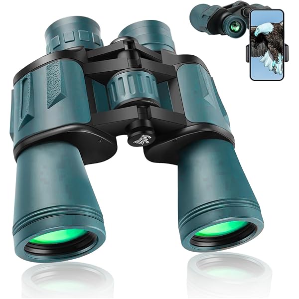 20x50 Binoculars for Adults High Powered, Compact HD Waterproof Binocular(Blue