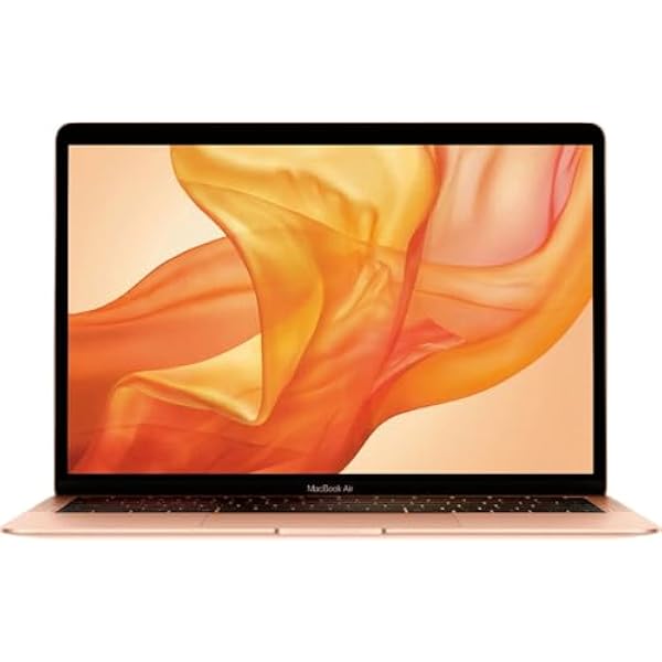 Apple 2019 MacBook Air with 1.6GHz Intel Core i5, 13-inch, 8GB RAM, 128GB SSD Storage, Gold (Renewed)