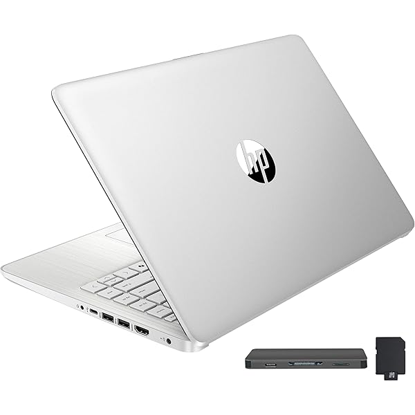 HP Stream 14" HD BrightView Laptop, Intel Celeron N150, 16GB RAM, 288GB Storage (128GB eMMC + 160GB Docking Station Set), Intel UHD Graphics, 720p Webcam, Wi-Fi, 1 Year Office 365, Win 11 S, Silver