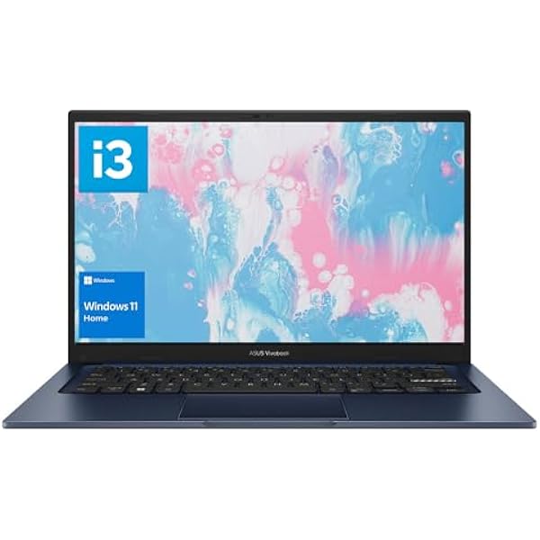 ASUS Vivobook Laptop, 14" FHD Display, i3-1215U, 16GB RAM, 2TB SSD, Wi-Fi 6, HDMI, Webcam, Touchpad, Windows 11 Home, Blue